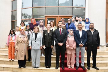 Kaymakamımız Ömer Tuğrul Kundakçı ve eşi Miyase Büşra Kundakçı Hanımefendi , Baskil ilçesinden gelen hanımefendileri makamında ağırladı.