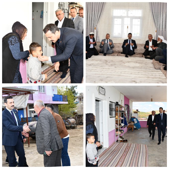 Kaymakamımız Ömer Tuğrul KUNDAKÇI ,Balpınar Mahallesinde ikamet eden ERDİN ailesinin taziyesine katıldı.