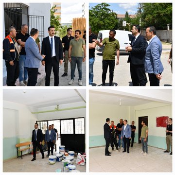 Kaymakamımız Ömer Tuğrul KUNDAKÇI, İlçemizde bulunan Mimar Sinan İlkokulu’nun taşınacağı yeni okul binasını ziyaret etti.